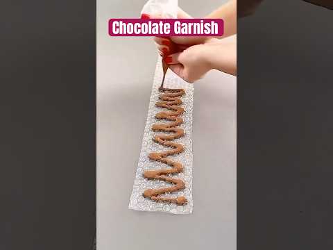 Chocolate garnish / cake garnish / new chocolate garnish ideas / #garnish #cakes #cake