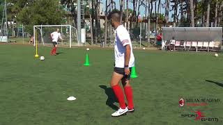 Controllo a ricezione orientati nello spazio - Milan Junior Camp - Lignano Sabbi