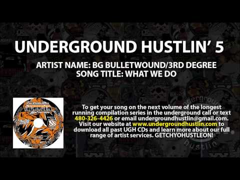 Underground Hustlin' Volume 5 - 10. BG Bulletwound, 3rd Degree - What We Do 480-326-4426