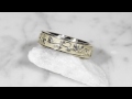 video - Eternity Grape Vine & Leaf Wedding Band