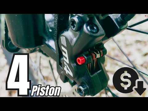 Meroca 4-Piston MTB Hydraulic Disc Brake Set | Budget friendly upgrades for the Schwinn Axum Comp X