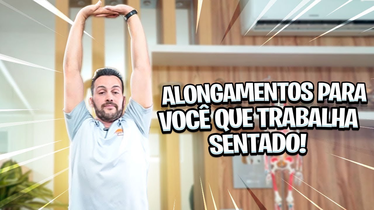 ALONGAMENTO PARA REALIZAR NO TRABALHO - GINÁSTICA LABORAL - Fisioprev com Guilherme Stellbrink