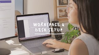 work from home | minimalist workspace & desk setup (lazada & shopee)