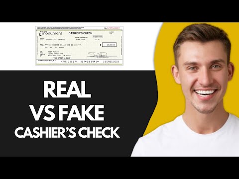 Real vs Fake Cashier’s Check || How to Know?