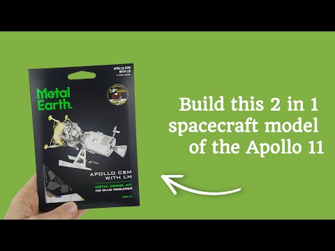 Metal Earth 3D Model Apollo Command Service Module with Lunar Module