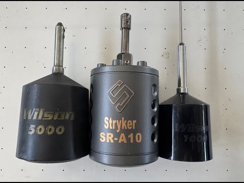 Wilson 1000 vs. Wilson 5000 vs. Stryker SR-10 Antenna shootout!  Which is best?