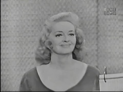 What's My Line? - Bette Davis; Art Linkletter [panel] (Nov 11, 1962)