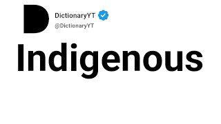 Indigenous Synonyms | Thesaurus | Similar Words 