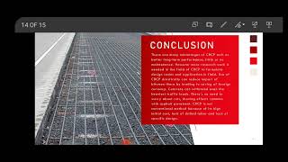 A seminar presentation on Continuous Reinforced Concrete Pavement (CRCP) by Aman Yadav