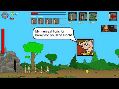 Win with only melee units: Age of War Mobile