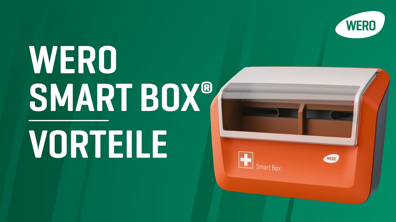 YouTube Video: WERO Smart Box® Pflasterspender - gefüllt mit AquaFlex Detect