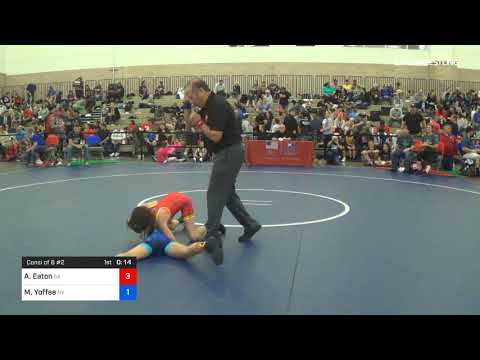 75 Lbs Consi Of 8 2 Artemis Eaton Team Georgia Vs Mika Yoffee Team Nevada