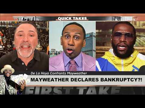 “YOU’RE A FRAUD!” Oscar De La Hoya EXPLODES on Floyd Mayweather Jr. with Stephen A. Smith