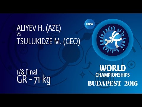 1/8 GR - 71 kg: H. ALIYEV (AZE) df. M. TSULUKIDZE (GEO), 3-1