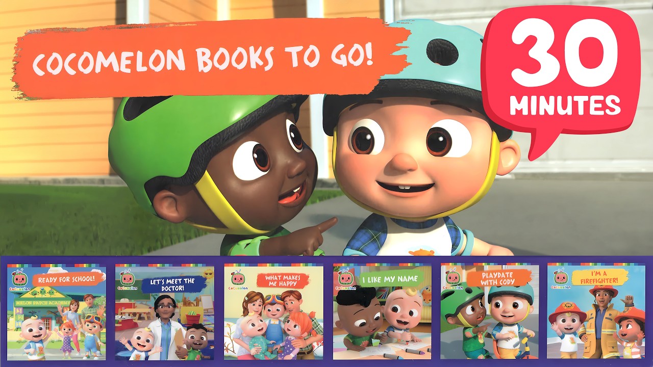 6 Cocomelon Books to Go!