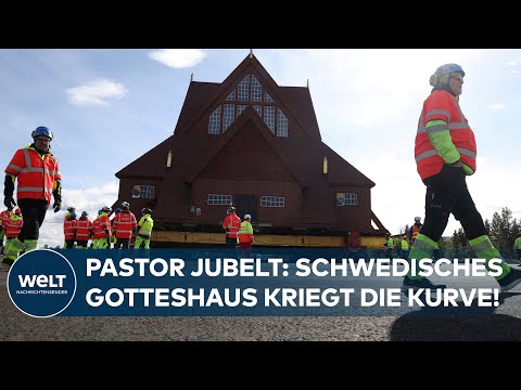 Video Thumbnail: SCHWEDEN: KIRCHE AUF ABWEGEN! 5km-Mega-Umzug mit 672 Tonnen auf 220 Rädern