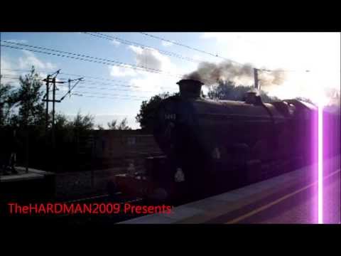 5043 & 46233 Speed Demons on The Cumbrian Conqueror at Wigan 15/6/2013