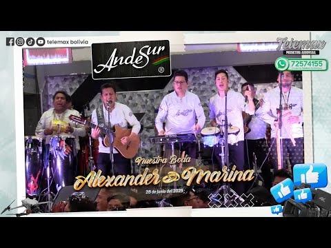 Andesur en vivo - Boda de Alexander y Marina - Telemax Productora Audiovisual
