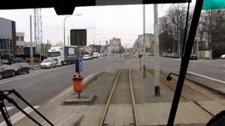 preview picture of video 'Belgium - Gent Tramways - Route 21'