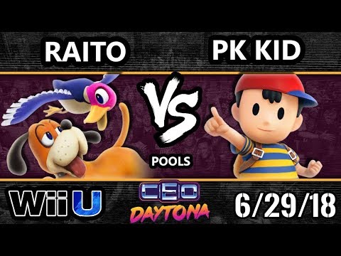 CEO 2018 Smash 4 - CND | Raito (Duck Hunt) Vs. PK Kid (Ness) Wii U - Pools