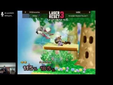 Laser Reset 3 - Melee Singles (AM) - MBK vs. DO | Harambe - Round 1