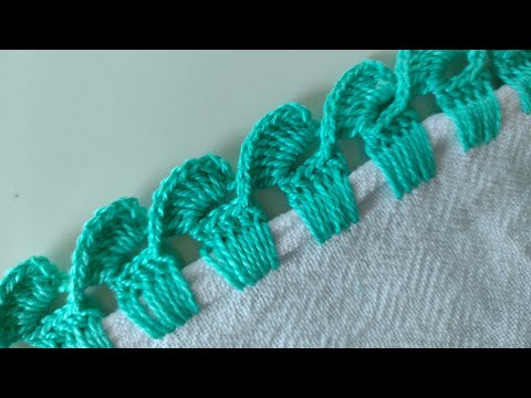 Learn to make this single row crochet beak