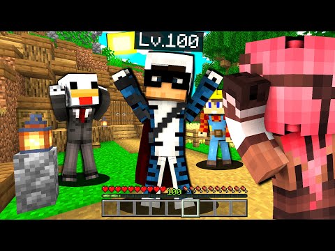 RAGGIUNGO IL LIVELLO 100 NEL MONDO DEGLI YOUTUBER - MINECRAFT ITA