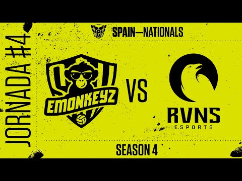 eMonkeyz SD Huesca vs RVNS Esports - Jornada #4 - R6 Spain Nationals S4 #R6SpainNationals
