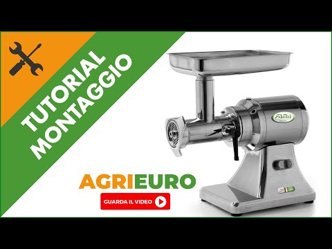 Tritacarne elettrico FAMA TSK22 UNIKO - Trifase - 400 V / 1.5 hp: montaggio