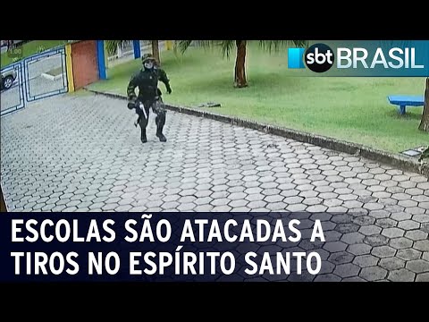 Duas escolas são atacadas a tiros no Espírito Santo | SBT Brasil (25/11/22)