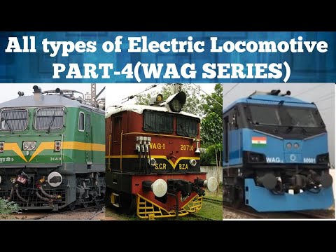 Part-4/ all types of electric locomotive/ wag series