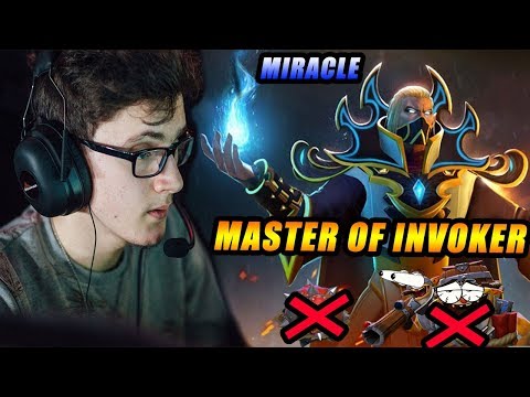Miracle- Master of Invoker Fight Against Techies - Match Highlights Dota 2