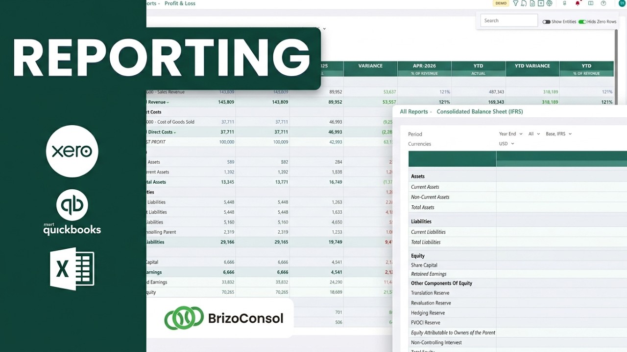 Group Reporting in BrizoConsol