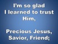 Tis So Sweet to Trust in Jesus w/ lyrics piano ...