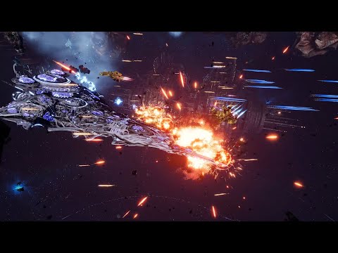 Skalgrim Mod 2021: Space Marines vs Asuryani - Massive Battle, Battlefleet Gothic Armada 2