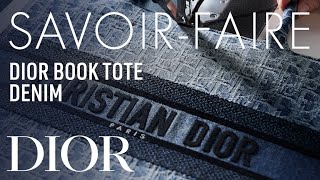 Dior The Savoir-Faire Behind the Denim Dior Book Tote