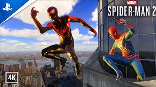 SpiderMan 2 Accurate Gameplay Peter and Miles Team Combat