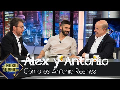 Álex García define a Antonio Resines: "No sabes si te dará una hostia o un abrazo" - El Hormiguero