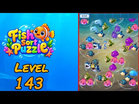 Fish Sort Puzzle Level 143 Walkthrough thumbnail