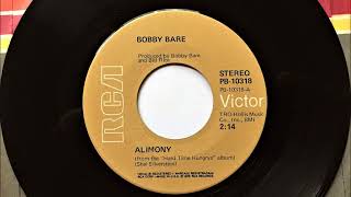 Alimony , Bobby Bare , 1975