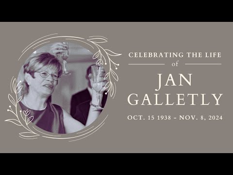 Jan Galletly S Memorial Service