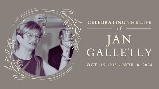 Jan Galletly's Memorial Service