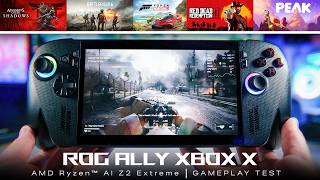 🔥WOW!! ROG Ally XBOX X 2025: Battlefield 6, AC Shadows, RDR2, FH5, PEAK - GAMEPLAY TEST🚀
