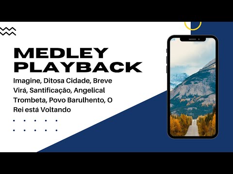 Medley Pentecostal - PLAYBACK com LETRA #medleypentecostal