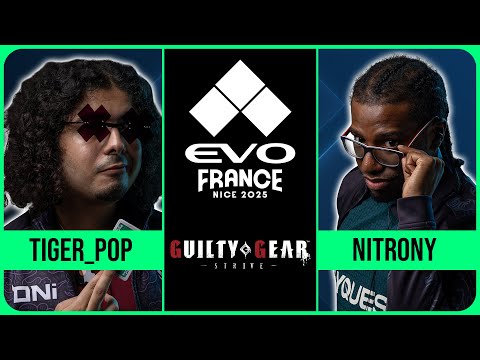 Evo France 2025: GUILTY GEAR -STRIVE- | Tiger_Pop vs NitroNY | Losers Semifinals