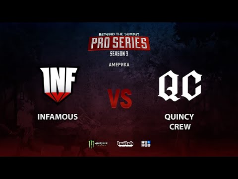 Infamous vs Quincy Crew, BTS Pro Series Season 3: Americas, bo2, game 2 [4ce]