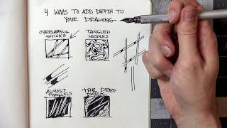 4 Ways to Add DEPTH to Your Drawings (with examples)