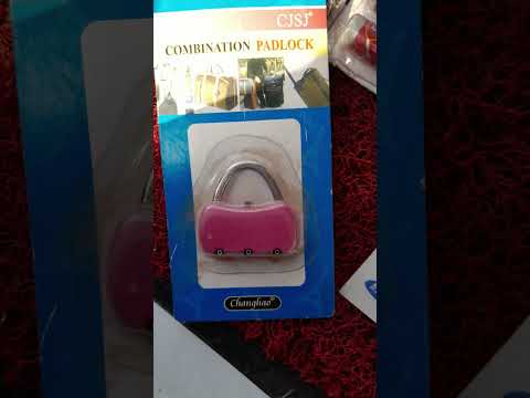 Combination long mini numeric padlock, packaging size: > 100...