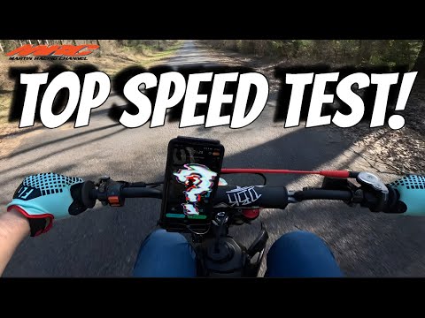 X-Pro Storm 125cc Pit Bike Top Speed Test