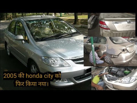 Honda City Restoration!!17 years old Honda City Restoration!!Badly Damaged Old CITY ZX Restored